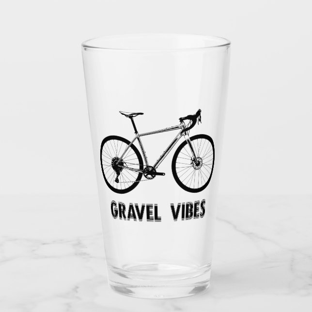 Gravel Vibes Cycling Glass (Front)