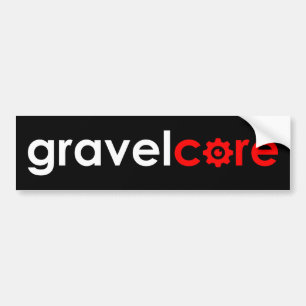 Gravelcore Gravel Cycling Bumper Sticker