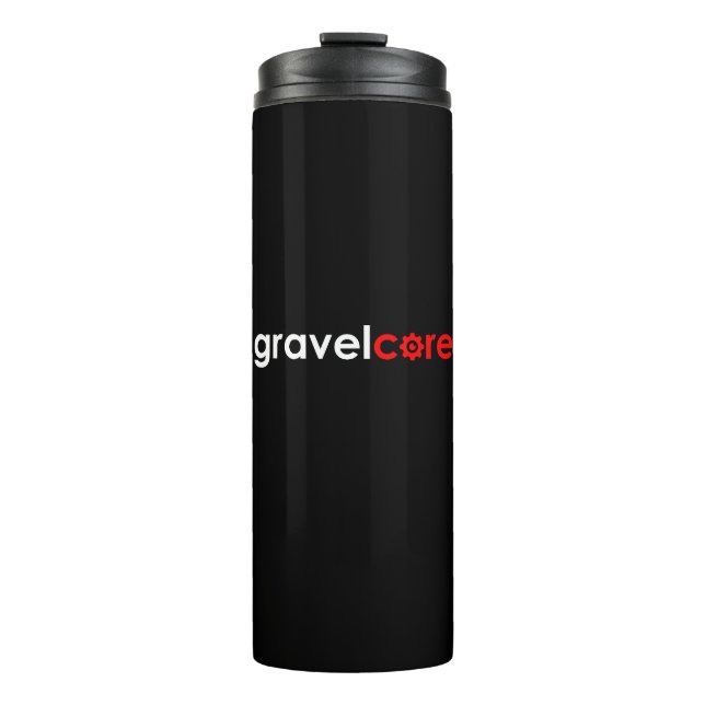 Gravelcore Gravel Cycling Thermal Tumbler (Front)