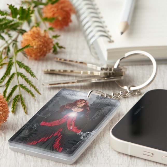 Gravelight Enchantress Key Ring (Front Right)