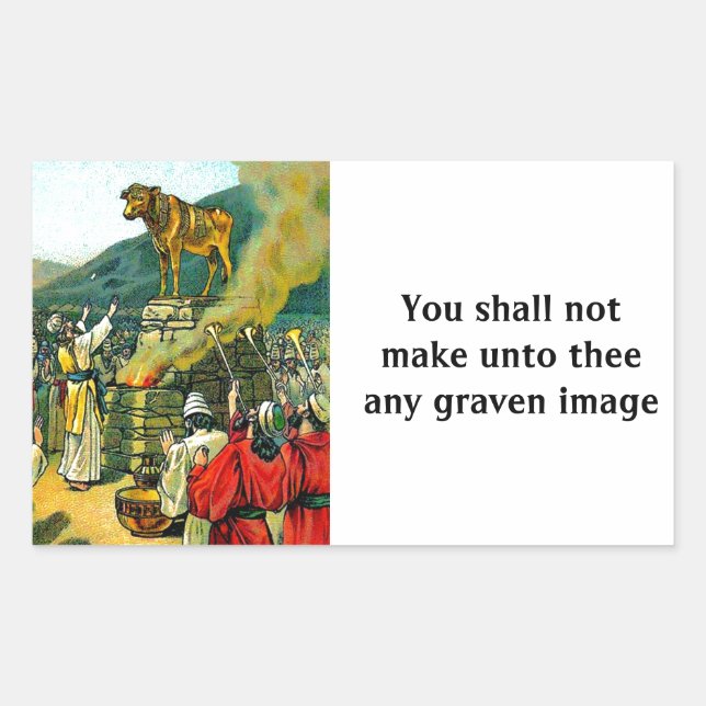 Graven Image Rectangular Sticker (Front)