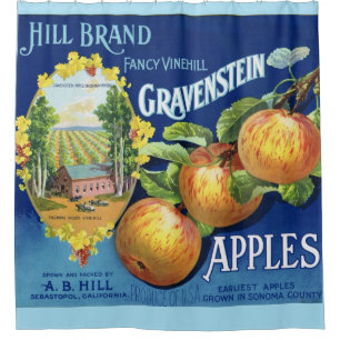 Gravenstein Apple Shower Curtain