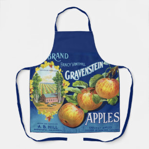 Gravenstein Apples All-Over Print Apron