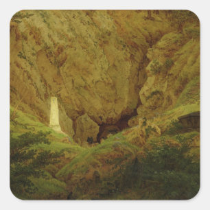 Graves of Ancient Heroes, 1812 Square Sticker