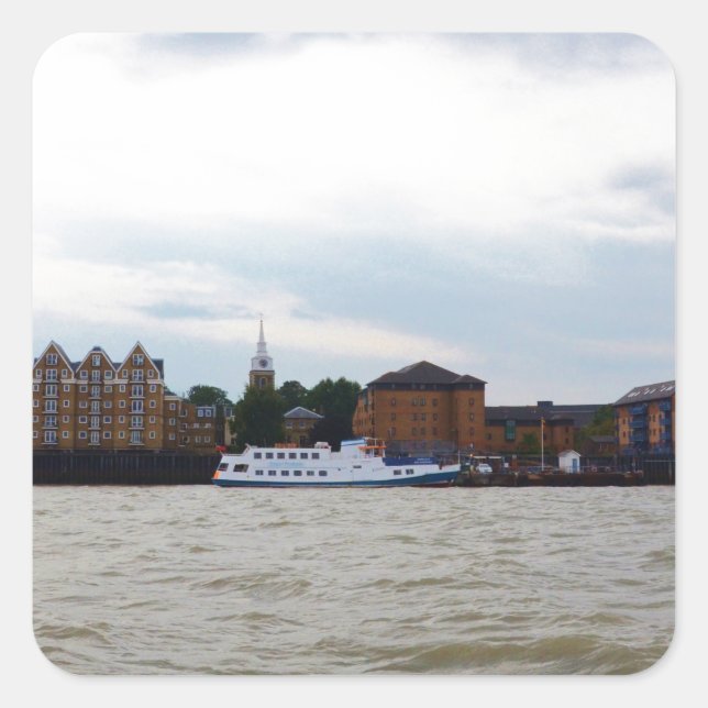 Gravesend In Kent. Square Sticker (Front)