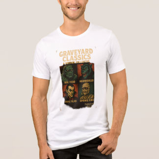 Graveyard Classics Horror Legends Retro Halloween Tri-Blend Shirt