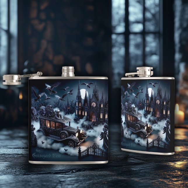 Graveyard Dew Potion Hip Flask (Creator Uploaded)
