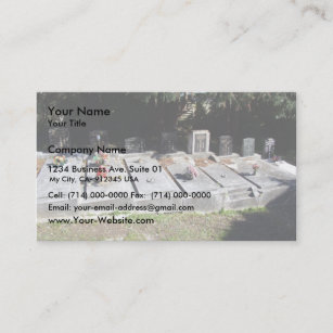 Graveyard Full Of Graves Business Card