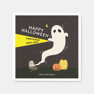 Graveyard Ghost Party Paper Napkin