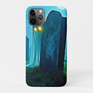 Graveyard Ghost's Eerie Glimpse iPhone 11 Pro Case