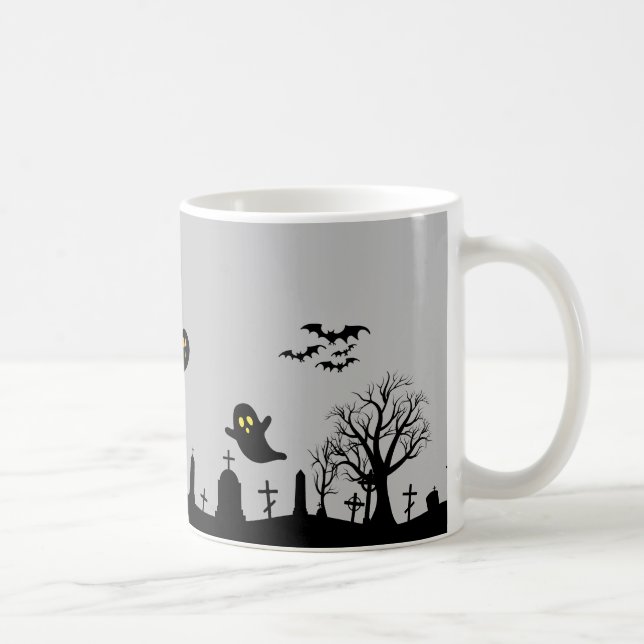 Graveyard Halloween Mug (Right)
