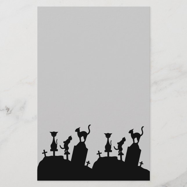 Graveyard Reunion Stationery (Front)