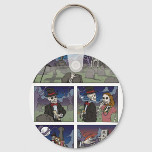 Graveyard Speed Dating Key Ring