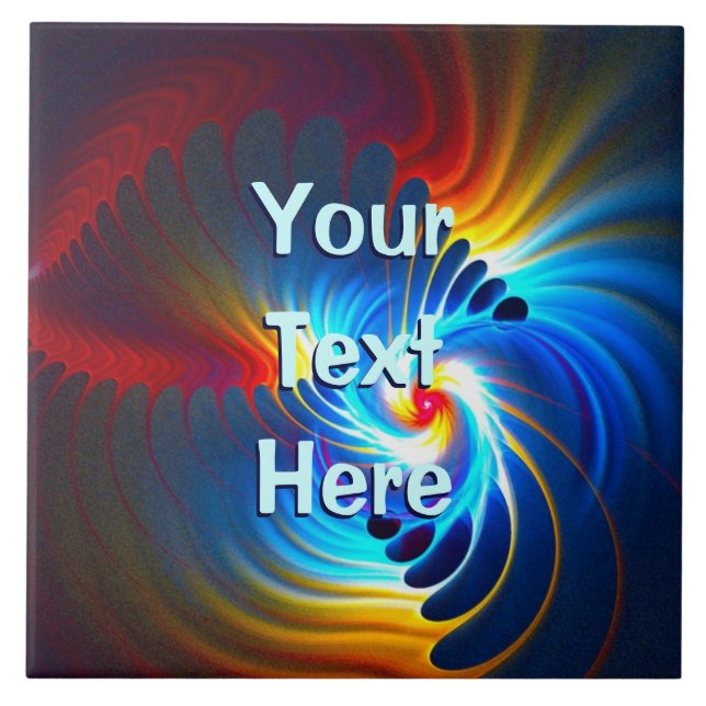 Gravitational Blueshift Ceramic Tile (Front)