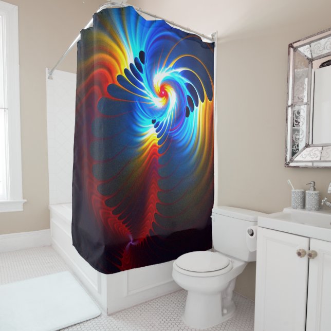 Gravitational Blueshift Shower Curtain (In Situ)
