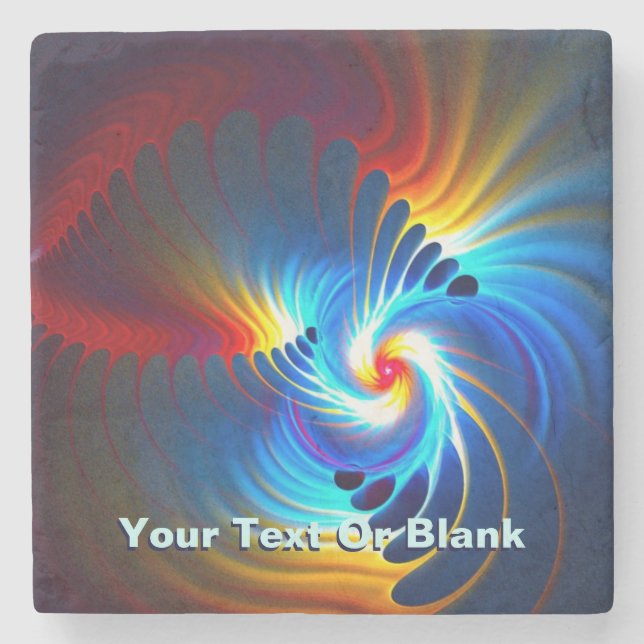 Gravitational Blueshift Stone Coaster (Front)