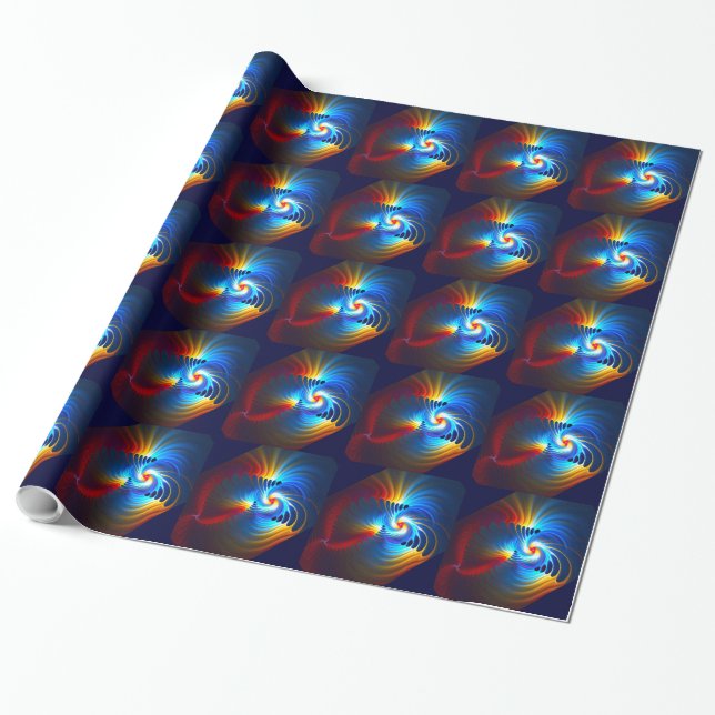 Gravitational Blueshift Wrapping Paper (Unrolled)