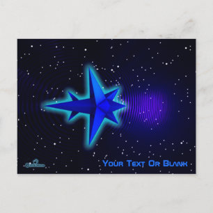 Gravity Drive Spacecraft Postcard