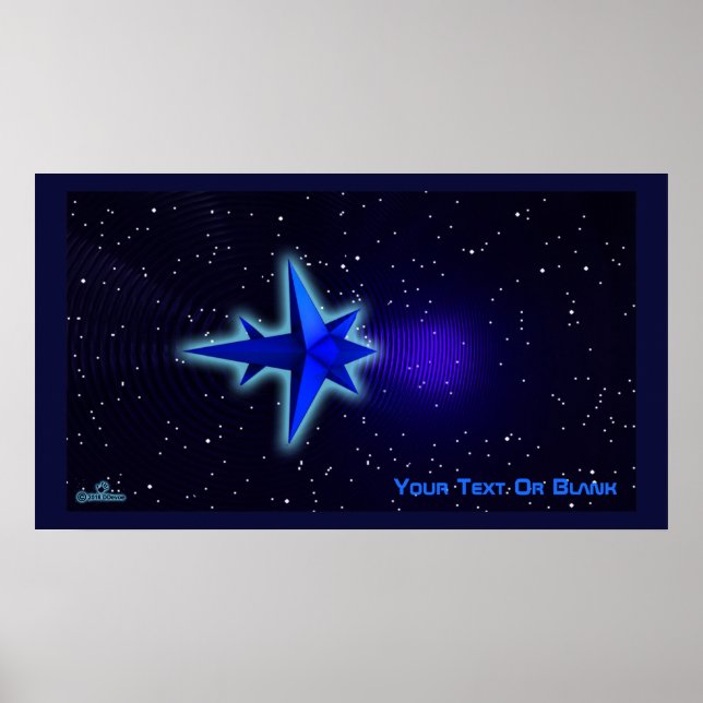 Gravity Drive Spacecraft Poster (Front)