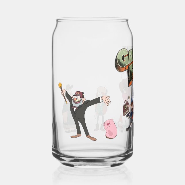 Gravity Falls Can Glass (Front)