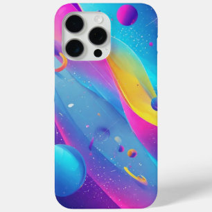 Gravity Flow: Neon Abstract Art Phone Case
