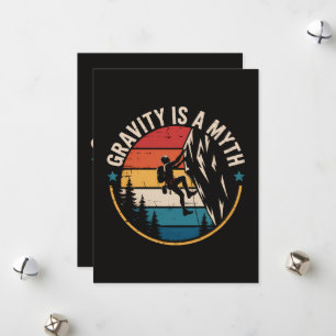Gravity Is A MYTH Holiday Card