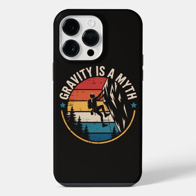 Gravity Is A MYTH iPhone Case (Back)
