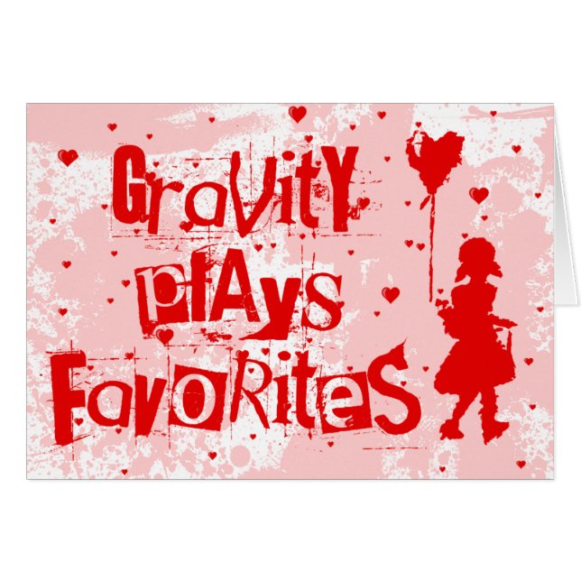 gravity plays favourites (Front Horizontal)