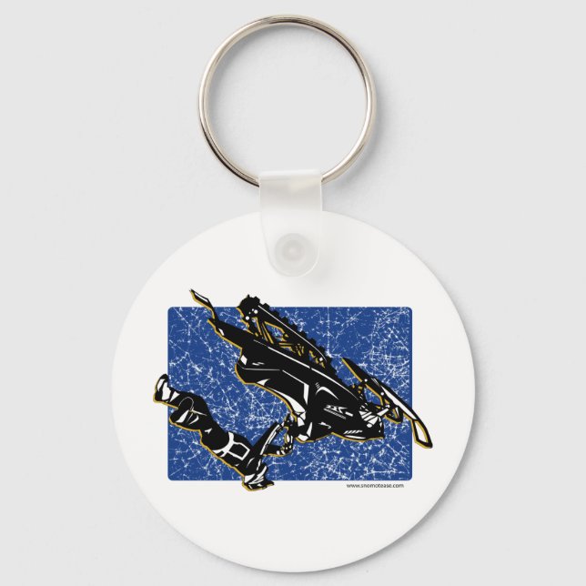 GRAVITY-SLED KEY RING (Front)
