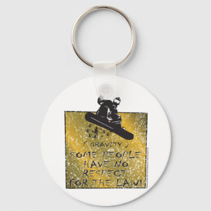 Gravity-Snowboarder Key Ring