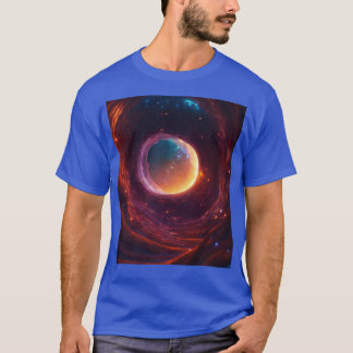 gravity-themed logo featuring tshirt 