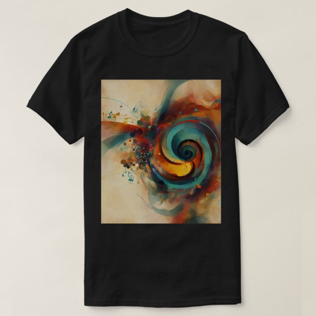 gravity-themed logo featuring tshirt  (Design Front)