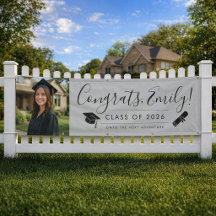 GRAY 2026 | Graduation Banner with Photo