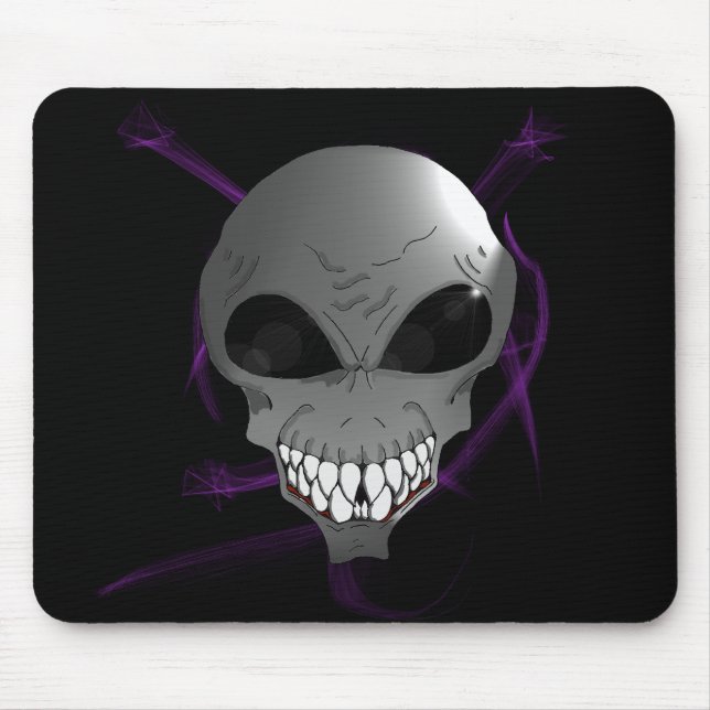 Gray alien Mousepad (Front)