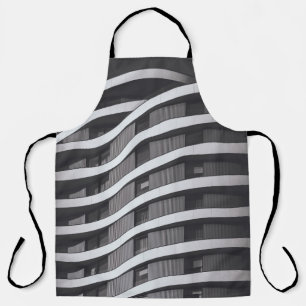 GRAY AND BLACK COMMERCIAL BUILDING APRON