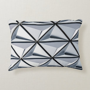 Gray and black digital wallpaper decorative cushion