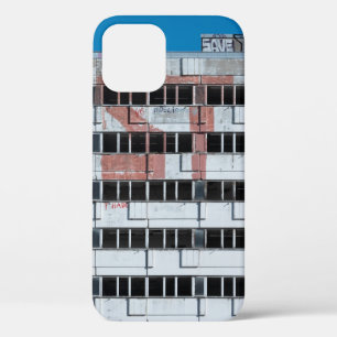 GRAY AND BLACK POST LAMP iPhone 12 CASE