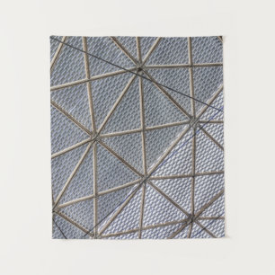 Gray and clear digital tapestry