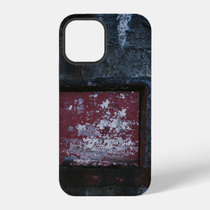 Gray and red wall-mount shelf iPhone 12 case
