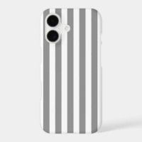 Gray and white candy stripes