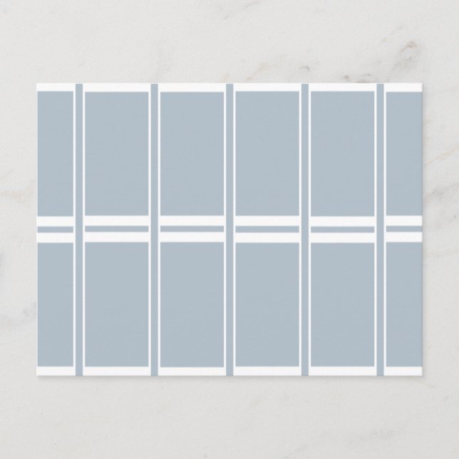 Gray and white pattern postcard (Front)