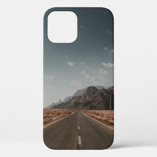 GRAY ASPHALT ROAD Case-Mate iPhone CASE (Back)