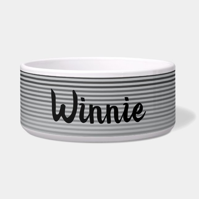 Gray, Black, White Stripes (Front)