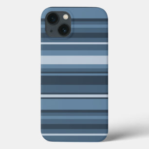 Gray-blue stripes Case-Mate iPhone case