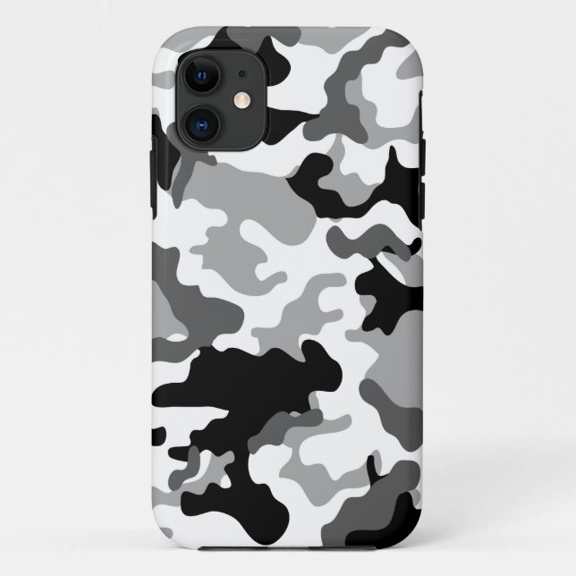 Gray Camo iPhone 5 Case (Back)