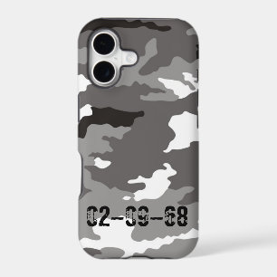 Gray camouflage pattern