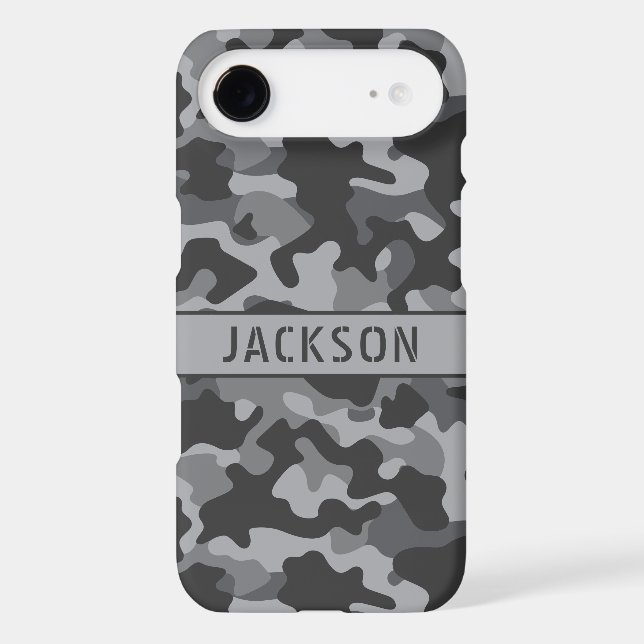 Gray Camouflage Personalized (Back)