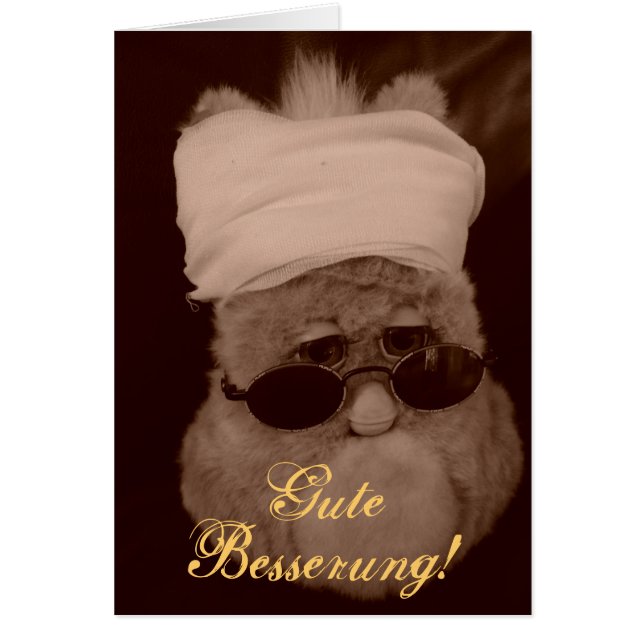 Gray card "Good improvement!" (Front)