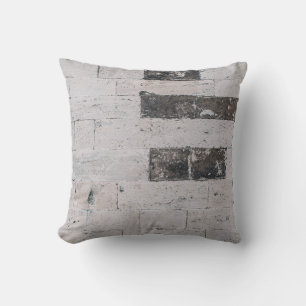 Gray cement wall cushion