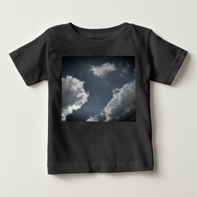 Gray clouds baby T-Shirt (Front)